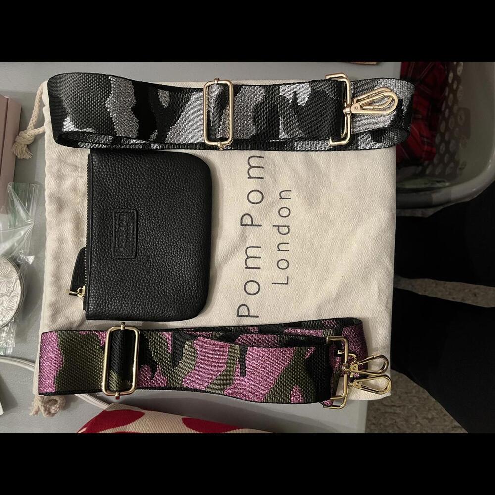 Pom Pom London Crossbody Straps & Chelsea Coin Purse/Clutch